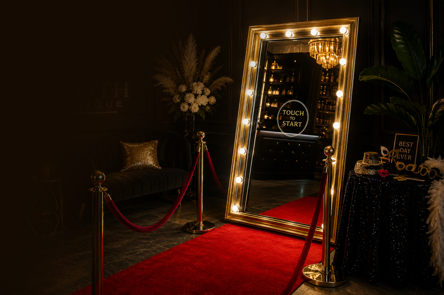 The Booth Boutique luxury photobooth experience